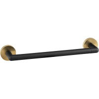 Sapho LARISSA držiak uterákov 300mm, čierna / zlato mat WS009BG