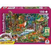SCHMIDT Puzzle Lesné zvieratká 150 dielikov