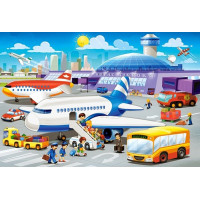 CASTORLAND Puzzle Na letisku MAXI 40 dielikov