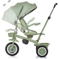 CHIPOLINO Trojkolka so strieškou Marathon 2v1 Pastel Green