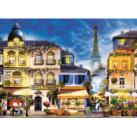 TREFL Drevené puzzle Francúzska ulička 1000 dielikov