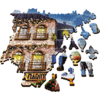 TREFL Drevené puzzle Francúzska ulička 1000 dielikov