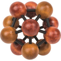 PROFESOR PUZZLE Drevený hlavolam Atom