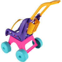 TEDDIES Kočík pre bábiky Buggy Sport ružovo-fialový 1ks (mix)