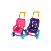 TEDDIES Kočík pre bábiky Buggy Sport ružovo-fialový 1ks (mix)