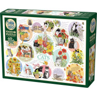COBBLE HILL Puzzle Mačacie myšlienky 1000 dielikov