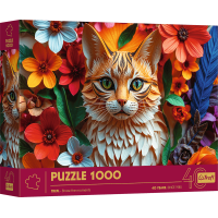 TREFL Puzzle Paper Art: Mačka 1000 dielikov