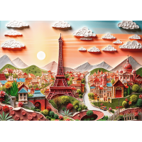 TREFL Puzzle Paper Art: Paríž 1000 dielikov