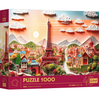 TREFL Puzzle Paper Art: Paríž 1000 dielikov