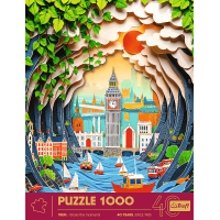 TREFL Puzzle Paper Art: Londýn 1000 dielikov