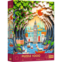 TREFL Puzzle Paper Art: Londýn 1000 dielikov