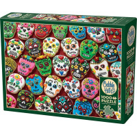 COBBLE HILL Puzzle Sušienkové lebky 1000 dielikov