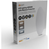 Solight LED osvetlenie Adrano s ochranou proti vlhkosti, IP54, 18W, 1530lm, 3CCT, 28cm
