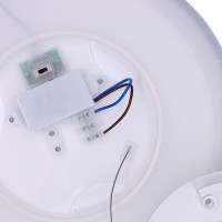 Solight LED osvetlenie Acate s ochranou proti vlhkosti, IP54, 24W, 2160lm, 3CCT, 30cm, strieborná