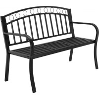 Záhradná kovová lavička BANCO