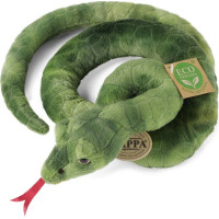 Rappa Plyšový had zelený 90 cm ECO-FRIENDLY