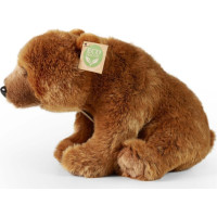 Rappa Plyšový medveď grizzly sediaci 30 cm ECO-FRIENDLY