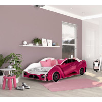 Detská posteľ auto MORGAN 180x90 cm - ružová (10)