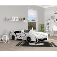 Detská posteľ auto SCOTT 160x80 cm - biela (19)