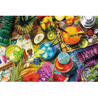 TREFL Drevené puzzle Farebné koktaily 501 dielikov