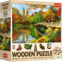 TREFL Drevené puzzle Central Park, New York 501 dielikov