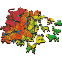 TREFL Drevené puzzle Dúhovie motýle 501 dielikov