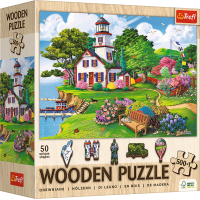 TREFL Drevené puzzle Letný raj 501 dielikov