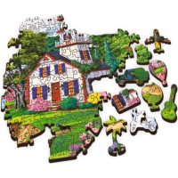 TREFL Drevené puzzle Letný raj 501 dielikov