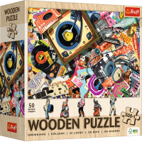TREFL Drevené puzzle Vo svete hudby 501 dielikov