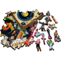TREFL Drevené puzzle Vo svete hudby 501 dielikov