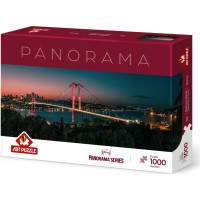 ART PUZZLE Panoramatické puzzle Nočné Istanbul 1000 dielikov