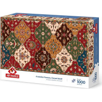 ART PUZZLE Puzzle Anatólske kvety na koberci 1000 dielikov