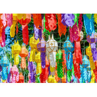 ALIPSON Puzzle Farebné lucerny 500 dielikov