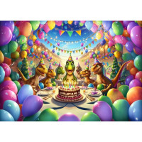 ART PUZZLE Puzzle Dinosaurie oslava 50 dielikov