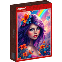 ALIPSON Puzzle Dúhová dievčina 500 dielikov