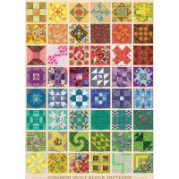 COBBLE HILL Puzzle Kocky prešívané deky 1000 dielikov