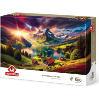ART PUZZLE Puzzle Na úpätí Álp 500 dielikov