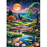 ALIPSON Puzzle Noc za splnu 500 dielikov