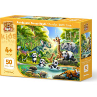 ART PUZZLE Puzzle Pandí kúpanie 50 dielikov