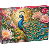 CHERRY PAZZI Puzzle Páv v raji 1000 dielikov