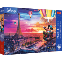 TREFL Puzzle Premium Plus Mickea a Minnie v Paríži 1000 dielikov