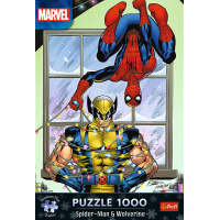 Trefl Puzzle Premium Plus Spiderman a Wolverin 1000 dielikov