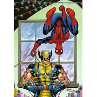 Trefl Puzzle Premium Plus Spiderman a Wolverin 1000 dielikov