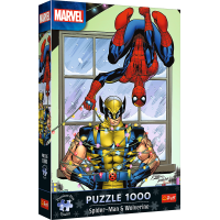 Trefl Puzzle Premium Plus Spiderman a Wolverin 1000 dielikov