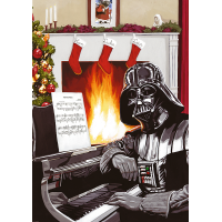 TREFL Puzzle Premium Plus Star Wars: Vianoce s Darth Vaderom 1000 dielikov