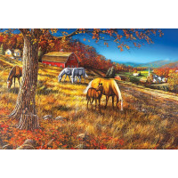 COBBLE HILL Puzzle Stretnutie na svahu 2000 dielikov