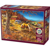 COBBLE HILL Puzzle Stretnutie na svahu 2000 dielikov