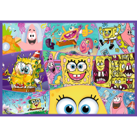TREFL Puzzle Šialený svet Spongeboba 4x250 dielikov