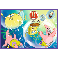 TREFL Puzzle Šialený svet Spongeboba 4x250 dielikov