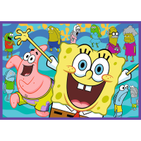 TREFL Puzzle Šialený svet Spongeboba 4x250 dielikov